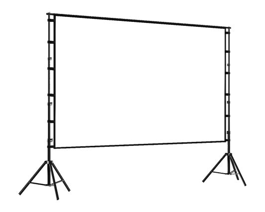 Luxoni Outdoor Projector Screen with Folding Frame – 100”